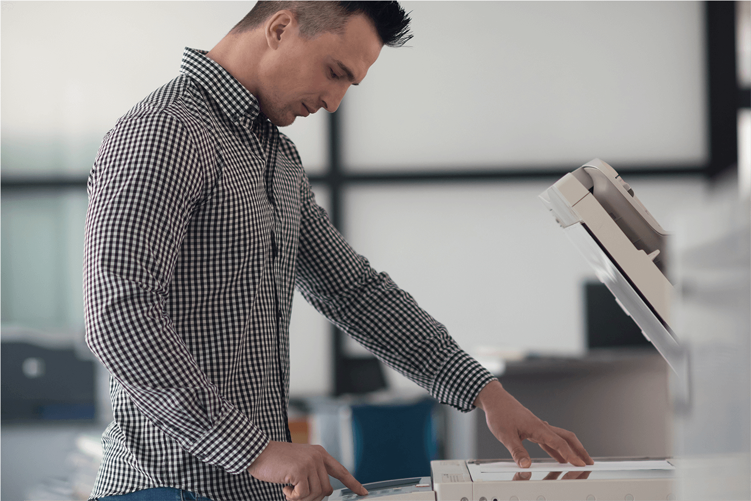 side-view-woman-using-printer-1